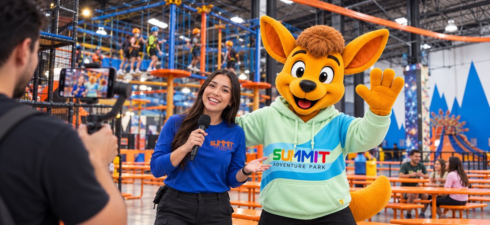 Grabación de Summit News con Summito