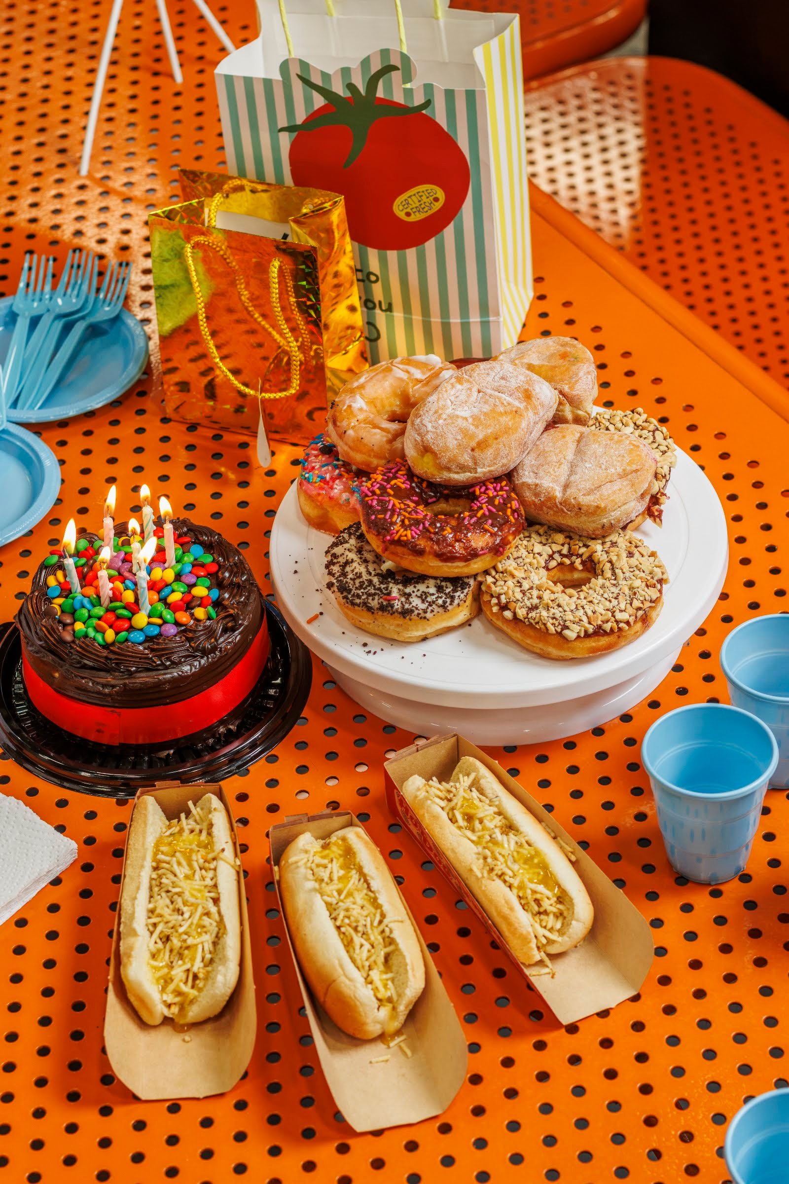 Mesa de cumpleaños en Summit